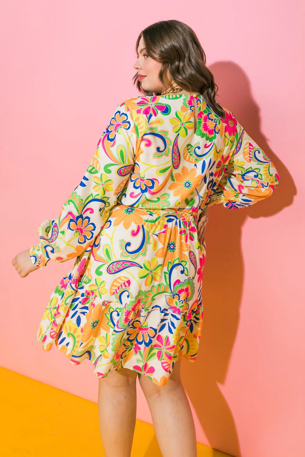 ANOTHER LOVE SONG WOVEN MINI DRESS