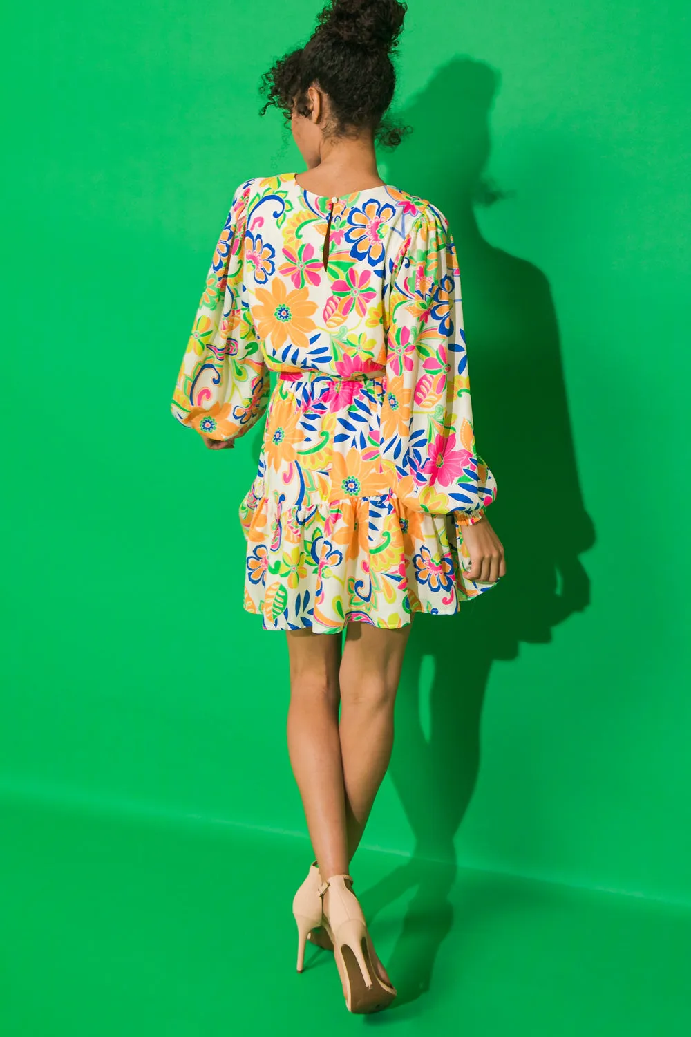 ANOTHER LOVE SONG WOVEN MINI DRESS