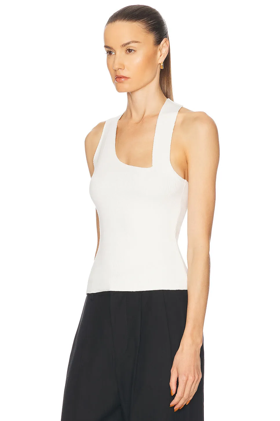 Asymmetric Racer Tank Top