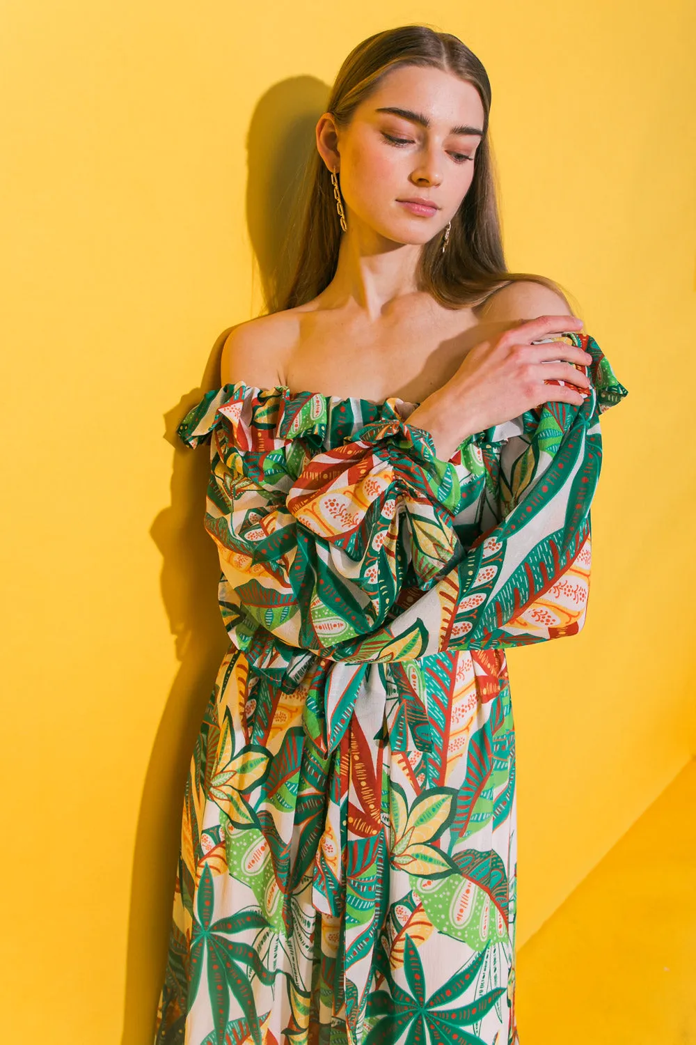 BEAT OF MY HEART WOVEN ANKLE DRESS