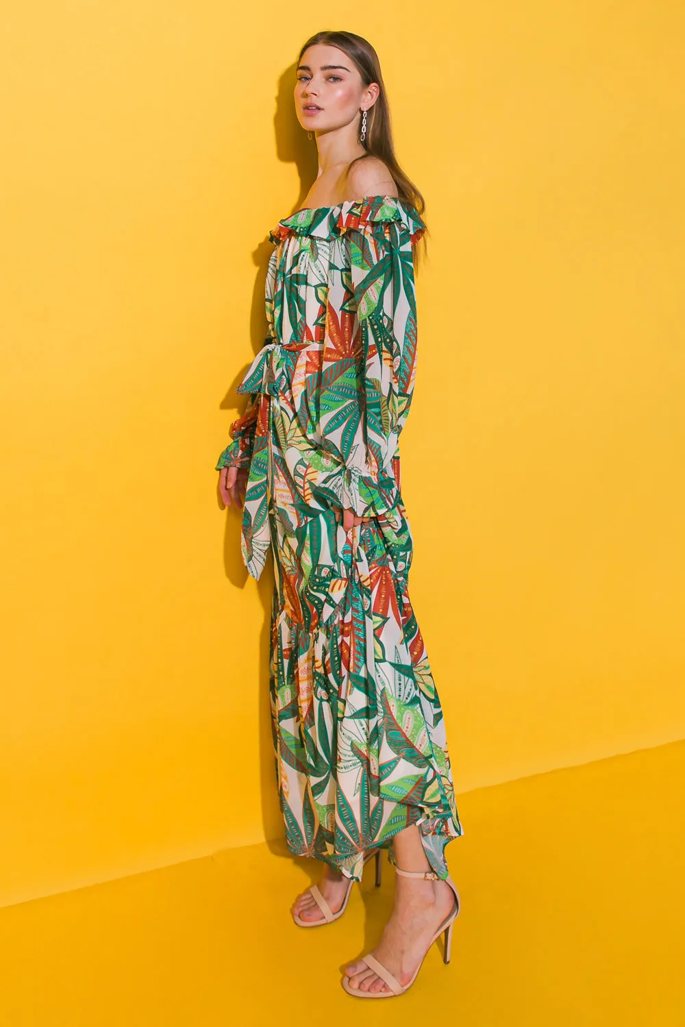 BEAT OF MY HEART WOVEN ANKLE DRESS