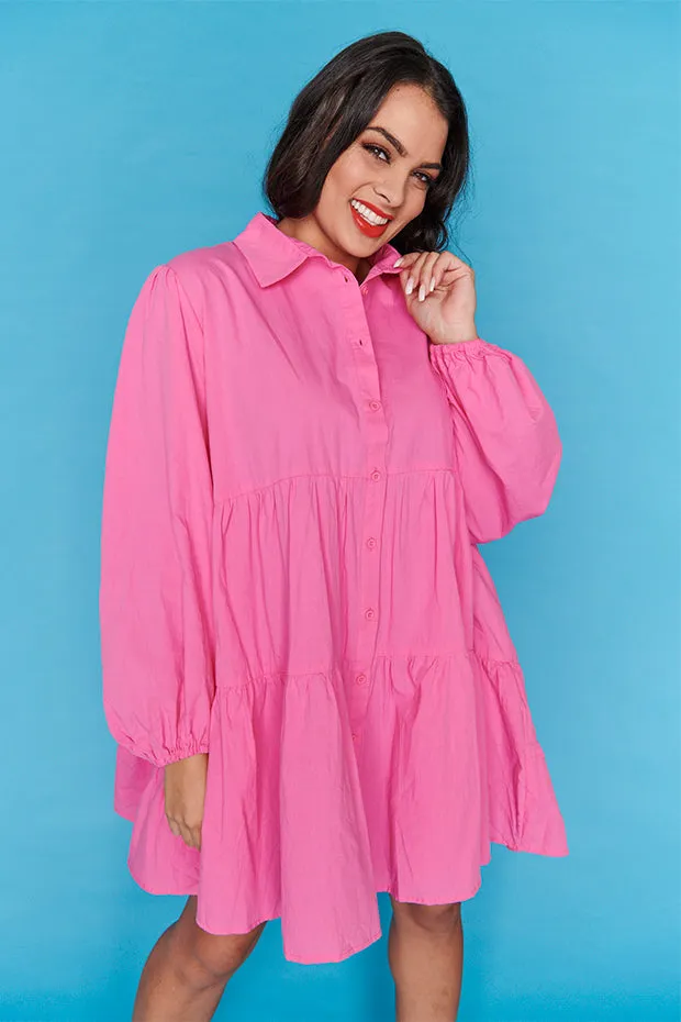 Ginger Hot Pink Dress