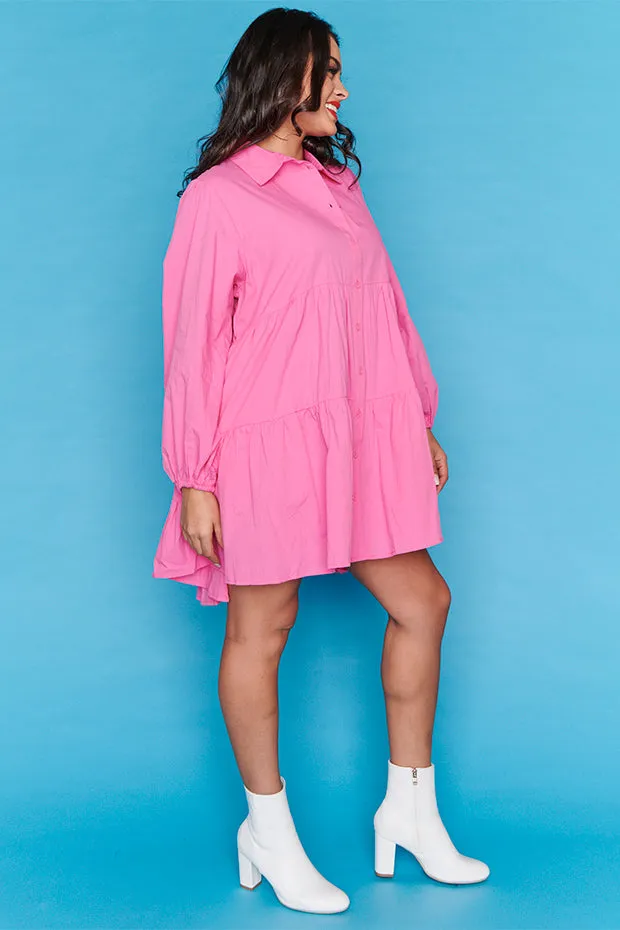 Ginger Hot Pink Dress