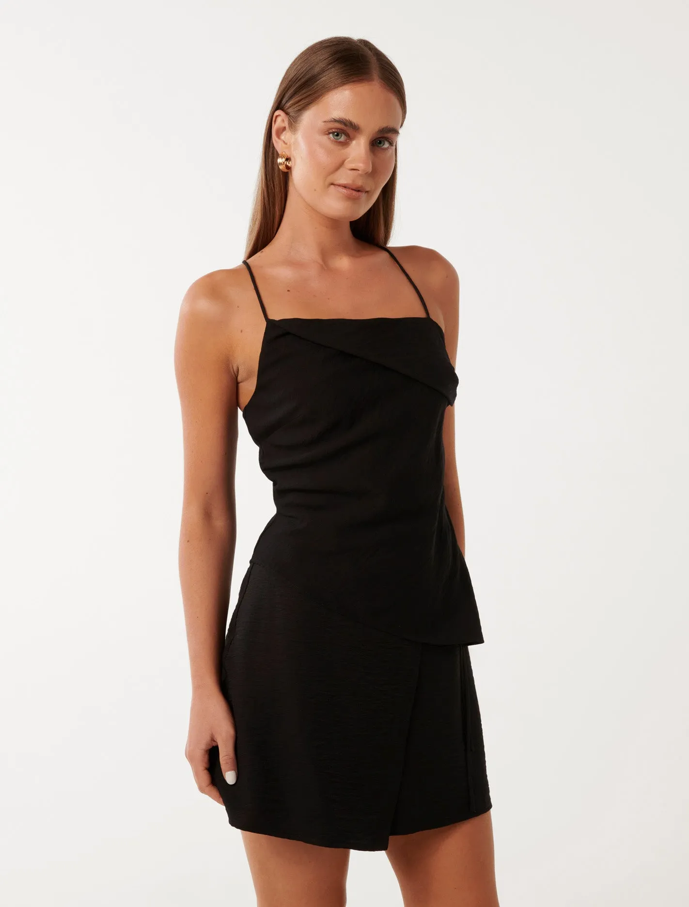 Jiana Draped Asymmetric Top