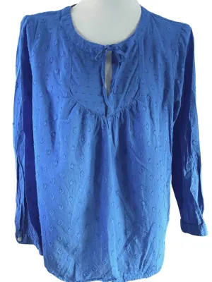Light Spring Blue Dot Blouse