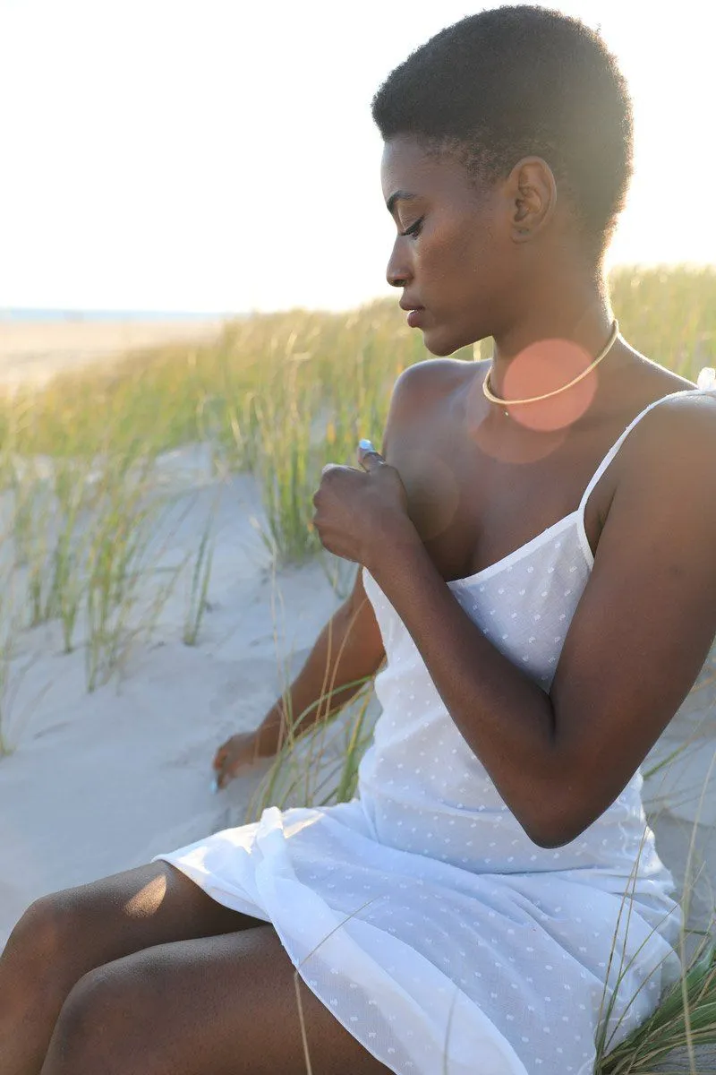 Milk Slip Dress, 100% Milk Fabric