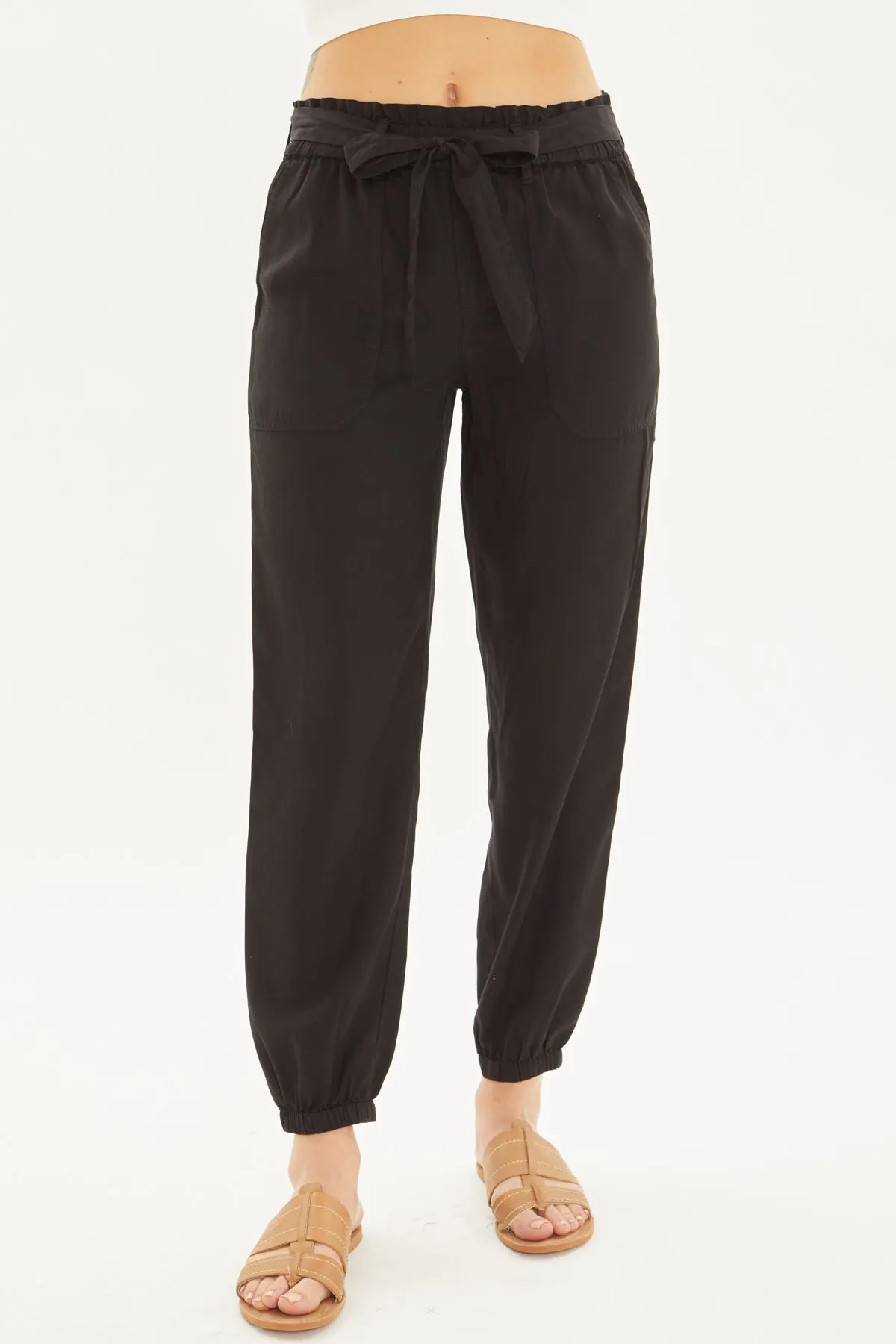 Sonya's Tencel Paperbag Pants