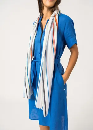 Transat Striped Scarf  cotton (RAY GRAPHIC)